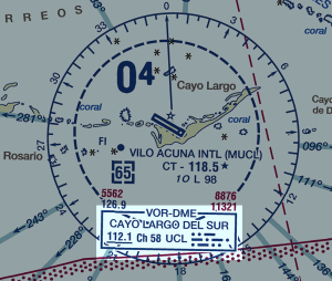 Locale RS6 VFR Chart Cayo Largo Del Sur VOR-DME.png