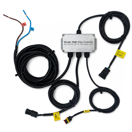 RS-485 PWM Flow Controller, DC 12V/27A, 367 Hz, NPN sensor input